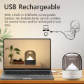 USB -wiederaufladbare LED Dimmbare Tischlampe Nachtlicht